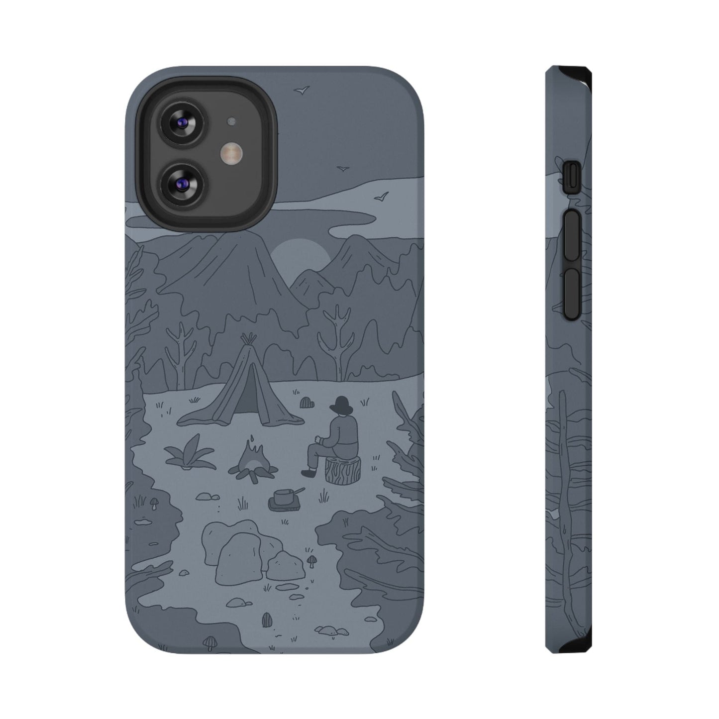 Phone Case iPhone 12 Pro Mountain Campfire