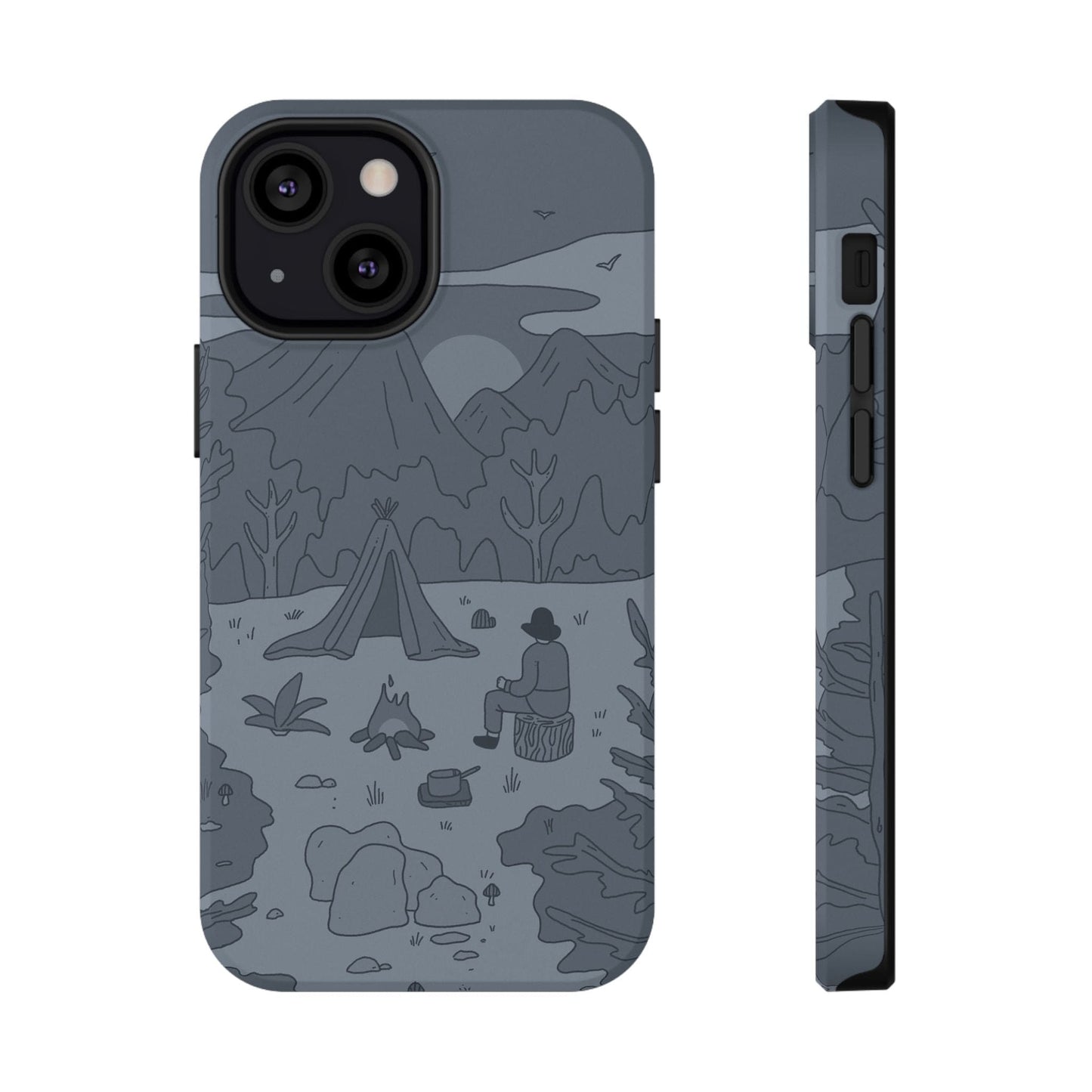 Phone Case iPhone 13 Mini Mountain Campfire