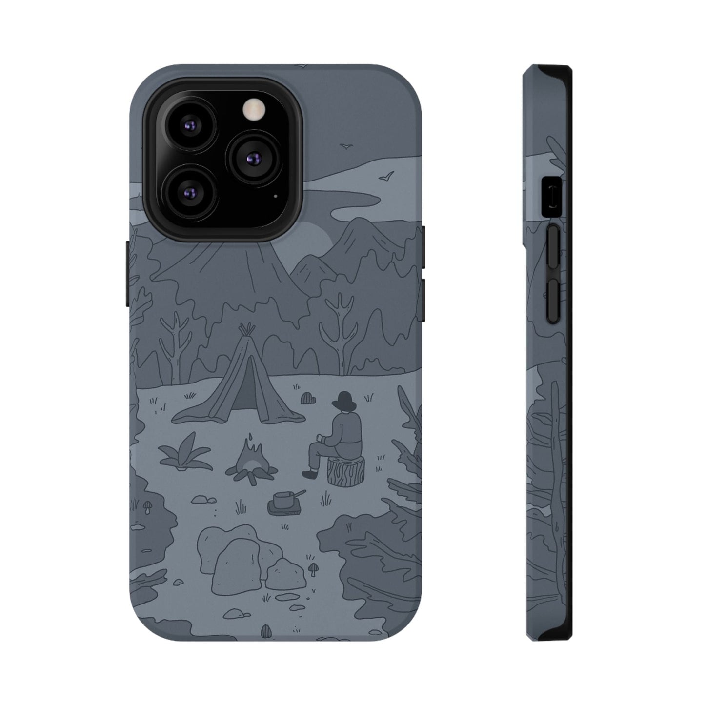 Phone Case iPhone 13 Pro Mountain Campfire