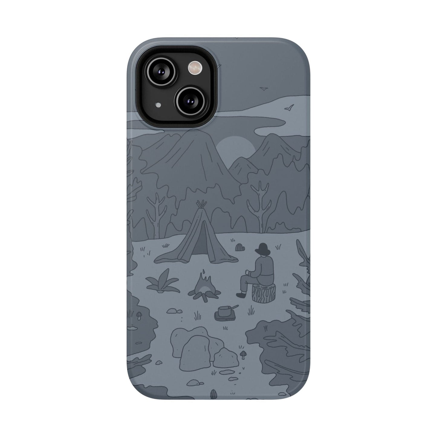 Phone Case iPhone 14 Mountain Campfire