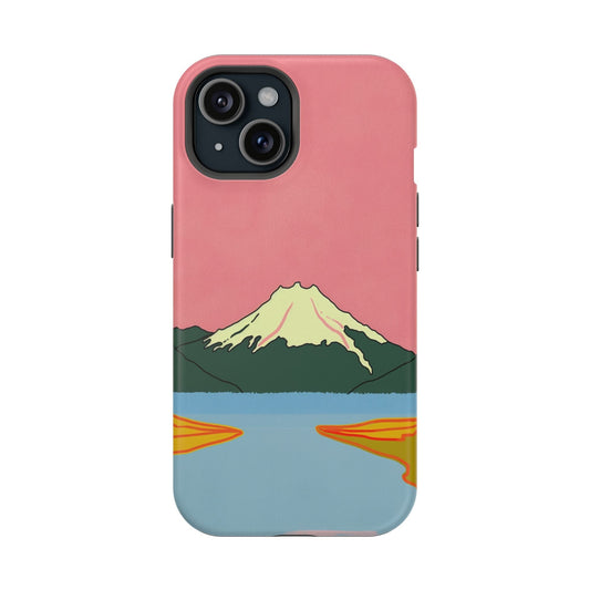 Phone Case iPhone 15 Mountain Mirage