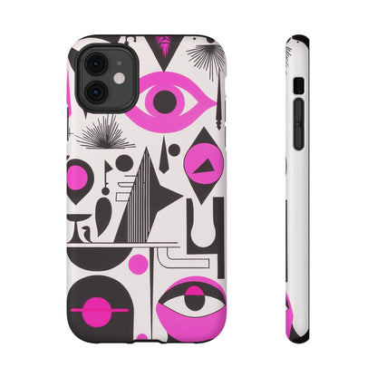 Phone Case iPhone 11 Pink Mystic Marks