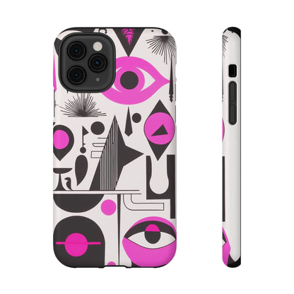 Phone Case iPhone 11 Pro Pink Mystic Marks