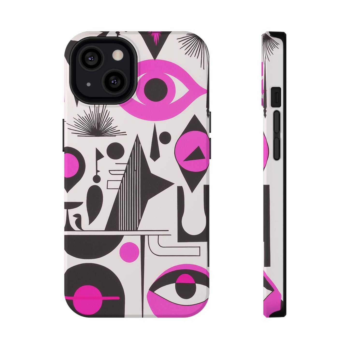 Phone Case iPhone 13 Pink Mystic Marks