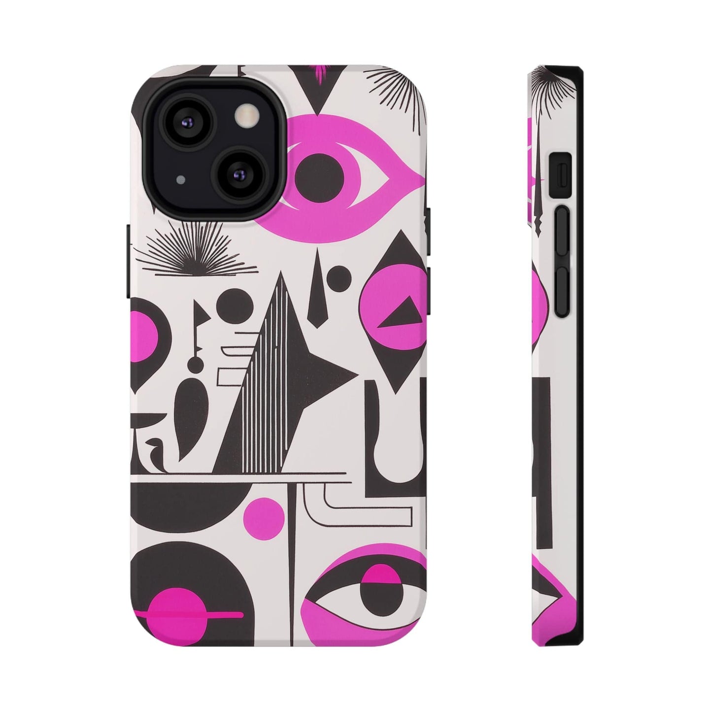 Phone Case iPhone 13 Mini Pink Mystic Marks