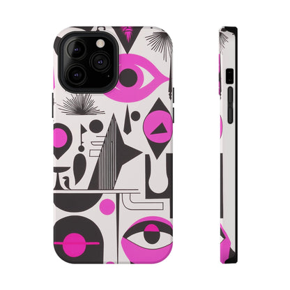 Phone Case iPhone 13 Pro Max Pink Mystic Marks