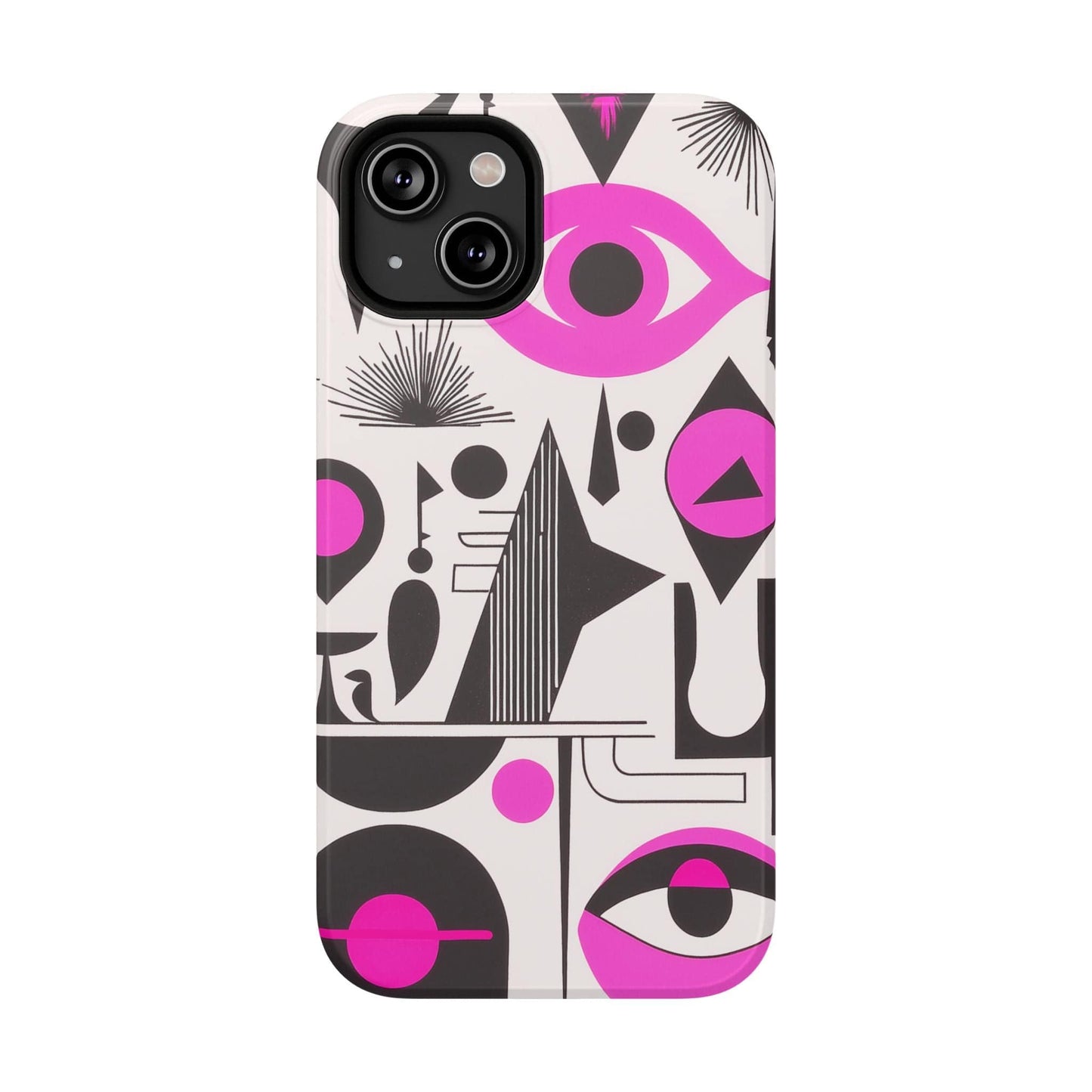 Phone Case iPhone 14 Pink Mystic Marks