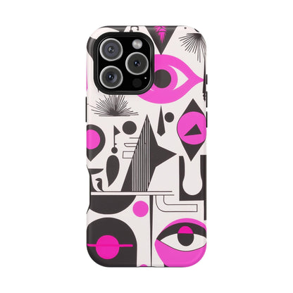 Phone Case iPhone 16 Pro Max Pink Mystic Marks