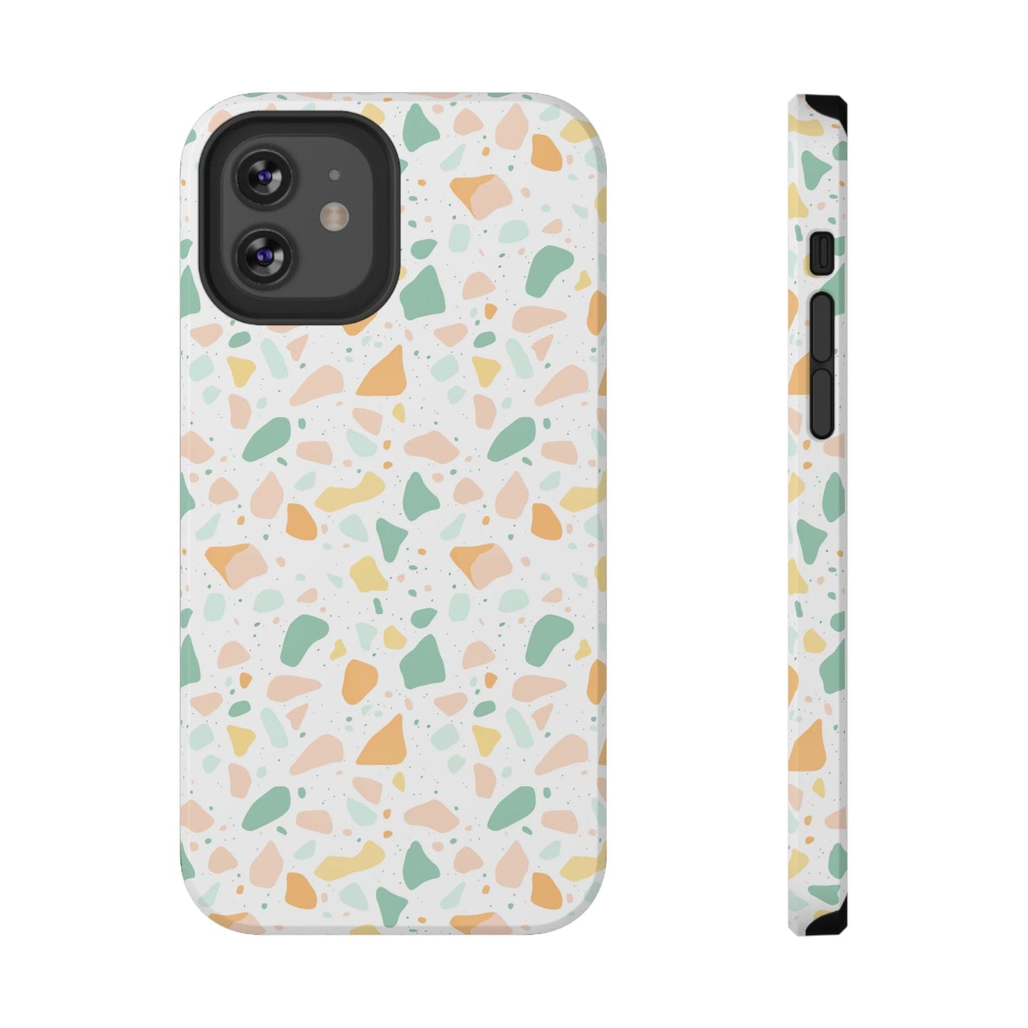 Phone Case iPhone 12 Soft Citrus Terrazzo