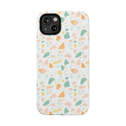 Phone Case iPhone 14 Plus Soft Citrus Terrazzo