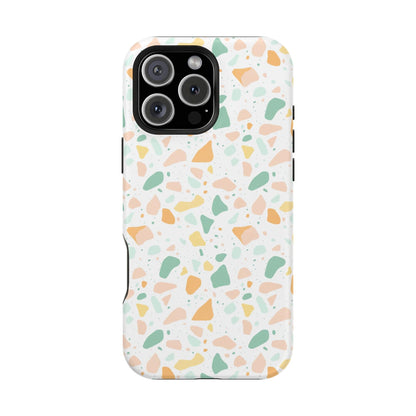 Phone Case iPhone 16 Pro Max Soft Citrus Terrazzo