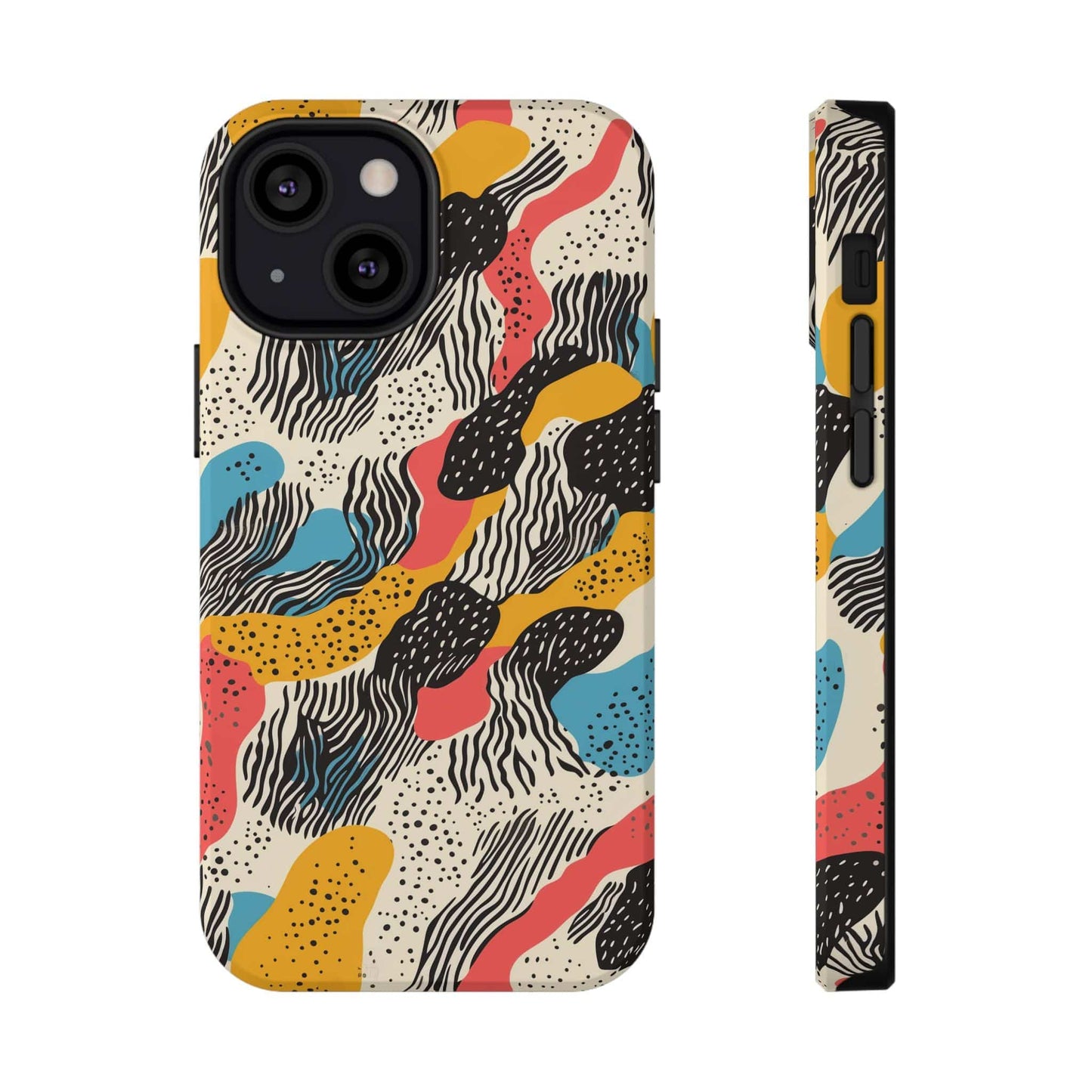 Phone Case iPhone 13 Mini Squiggle Tango