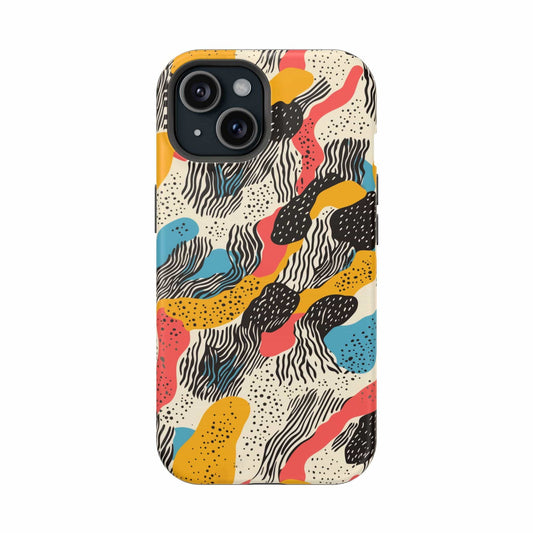 Phone Case iPhone 15 Squiggle Tango