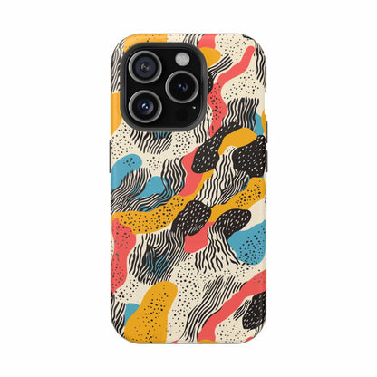 Phone Case iPhone 15 Pro Squiggle Tango