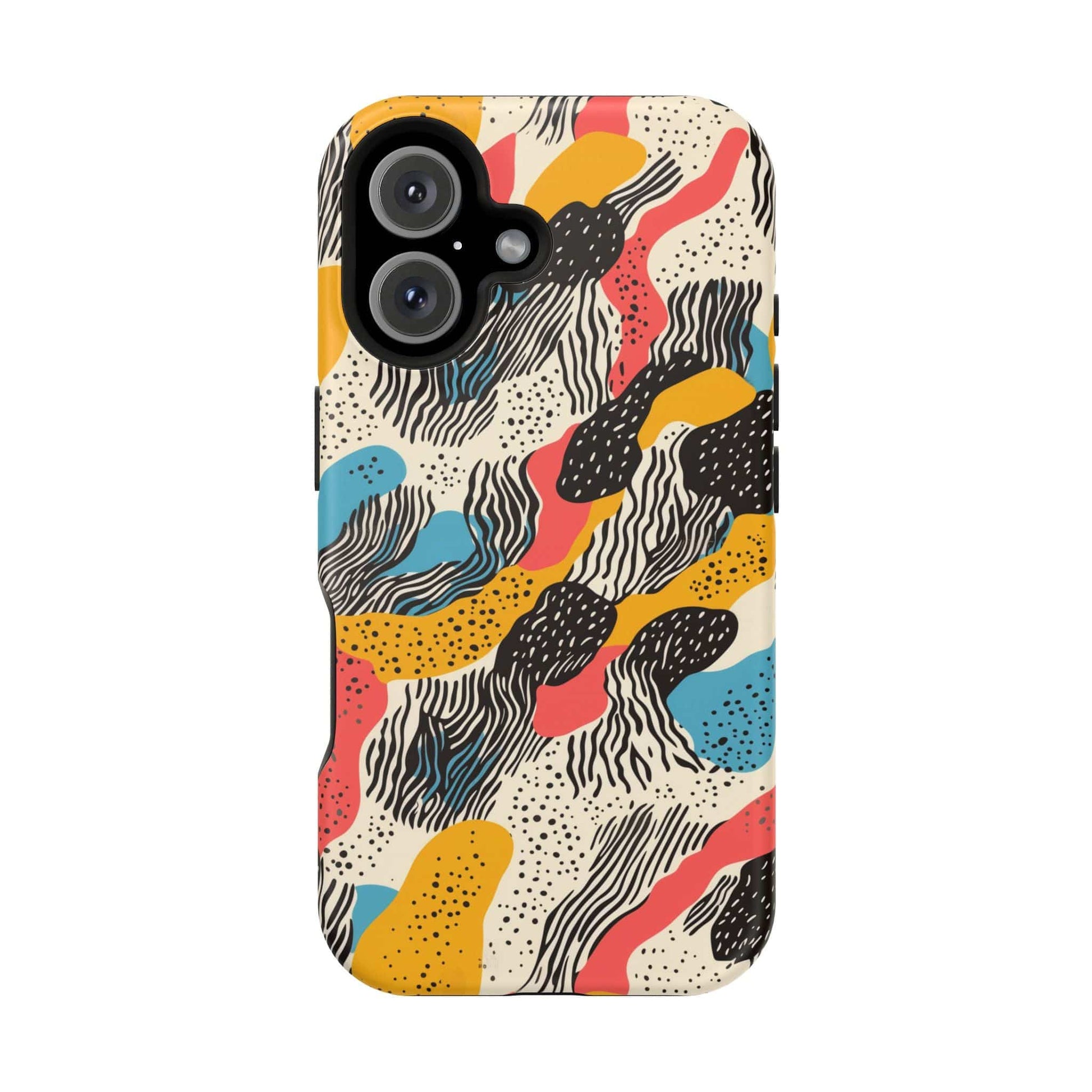 Phone Case iPhone 16 Squiggle Tango