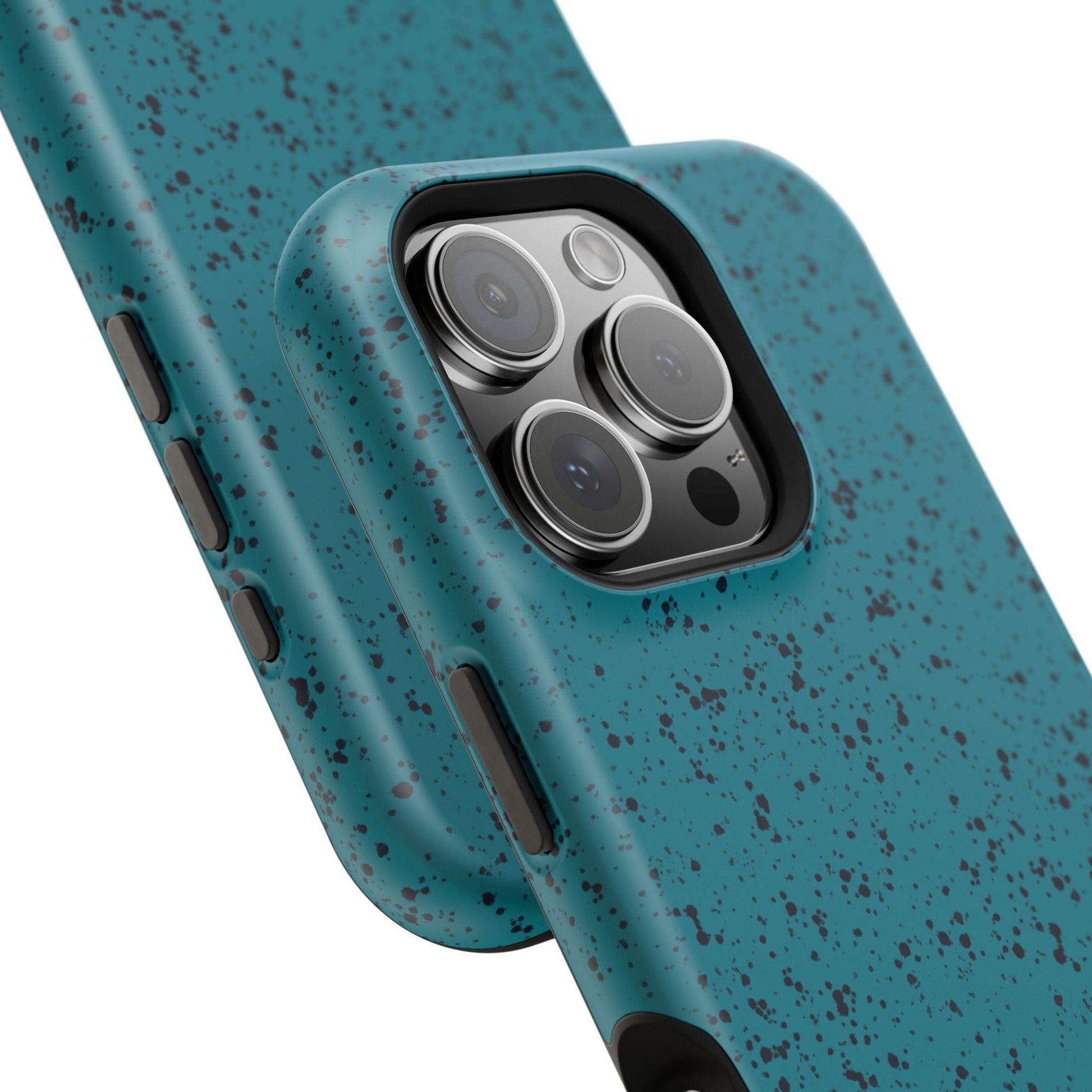 Phone Case Teal Speckle Spatter