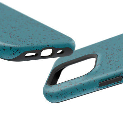 Phone Case Teal Speckle Spatter