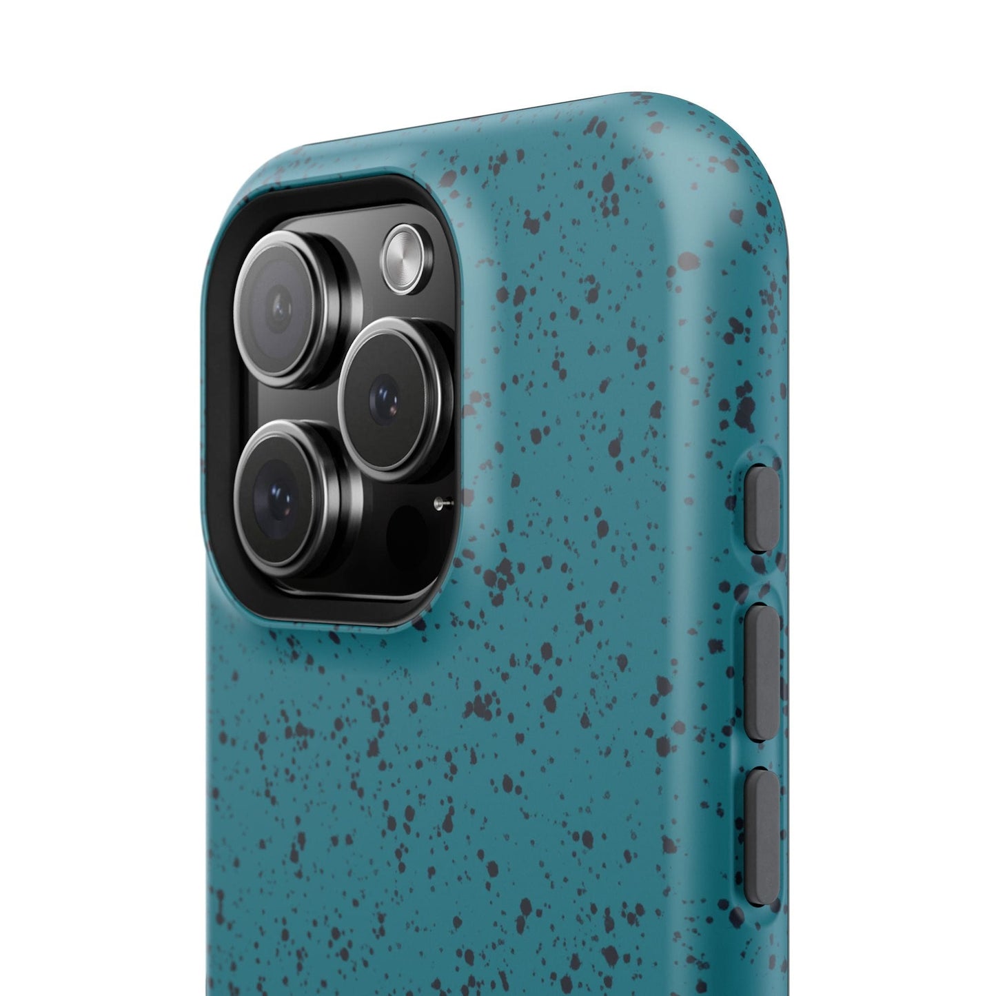 Phone Case Teal Speckle Spatter