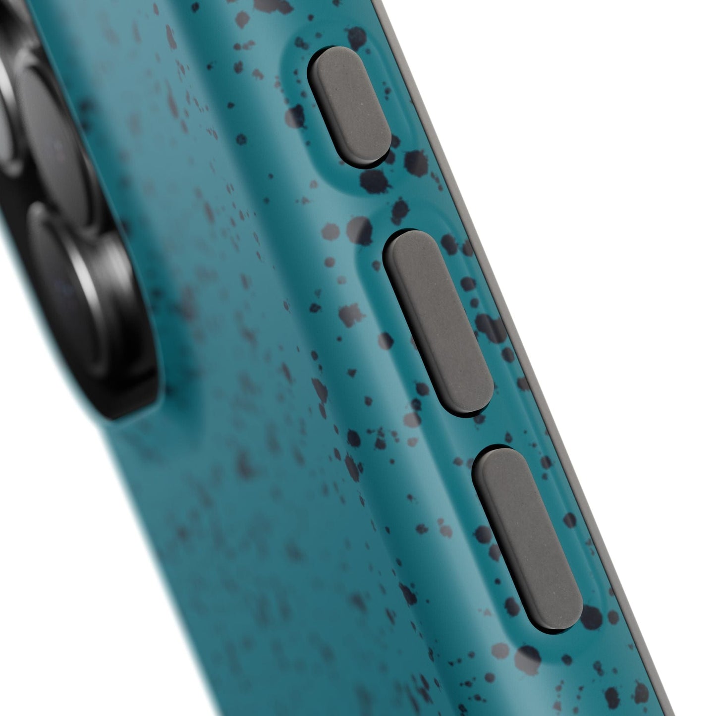 Phone Case Teal Speckle Spatter