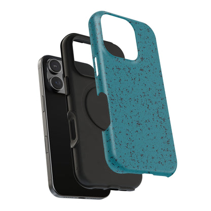 Phone Case Teal Speckle Spatter