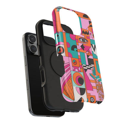 Phone Case Technicolor Town