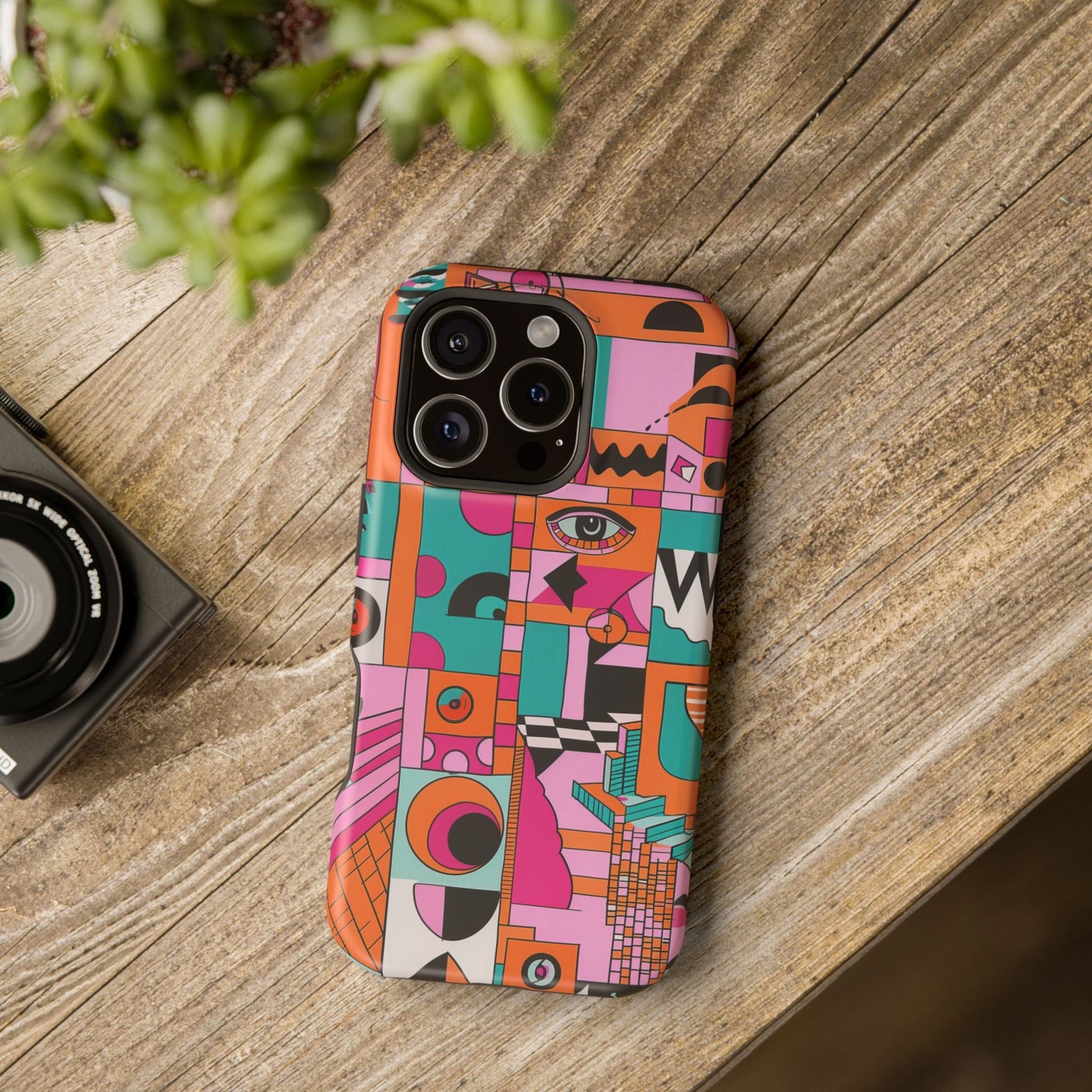 Phone Case Technicolor Town