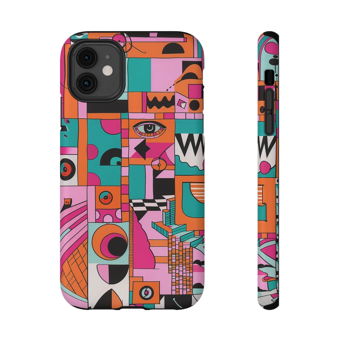 Phone Case iPhone 11 Technicolor Town