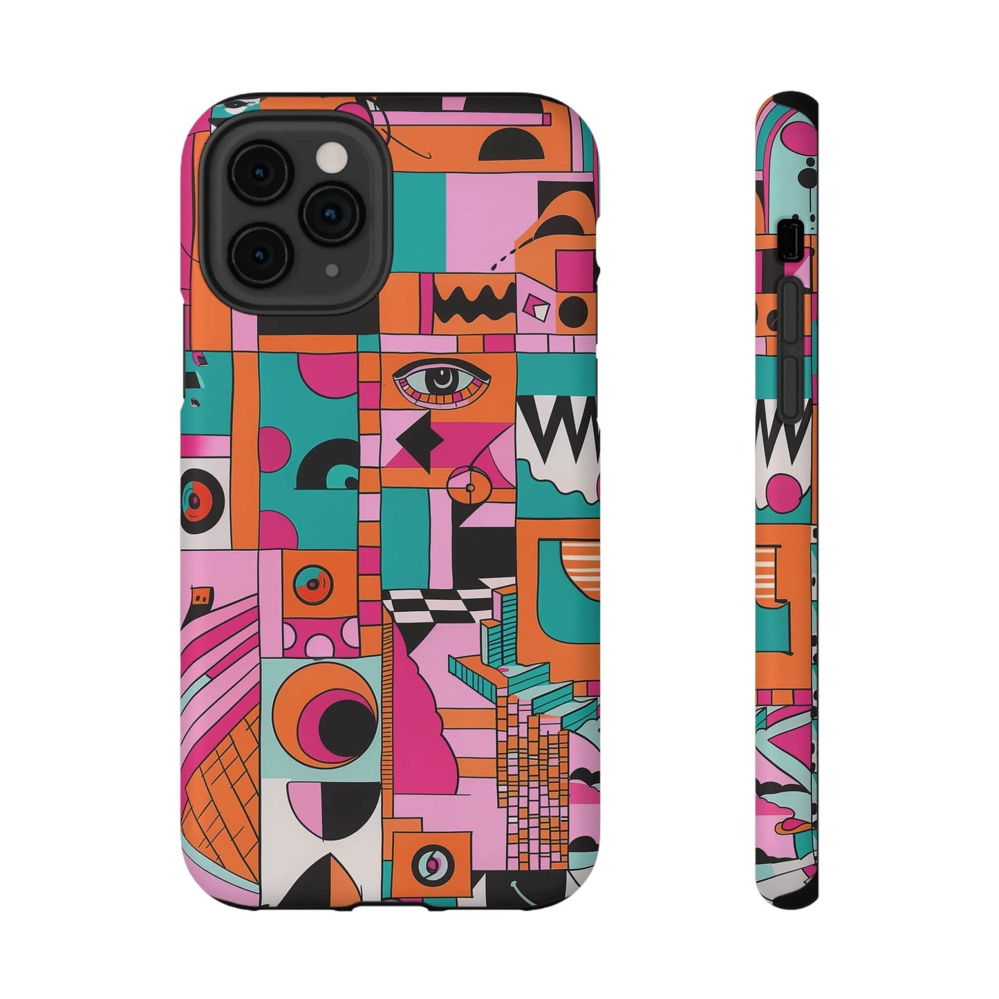 Phone Case iPhone 11 Pro Technicolor Town