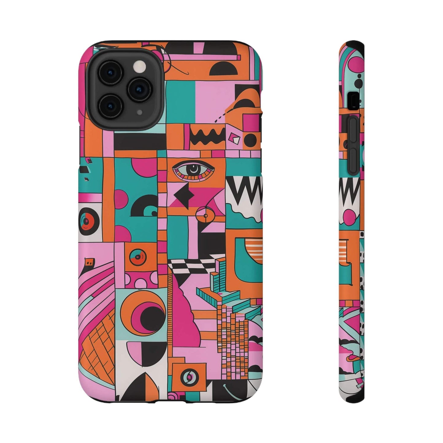 Phone Case iPhone 11 Pro Max Technicolor Town