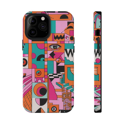 Phone Case iPhone 13 Pro Max Technicolor Town