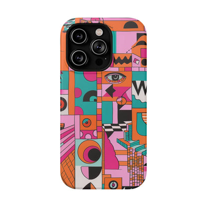 Phone Case iPhone 14 Pro Technicolor Town