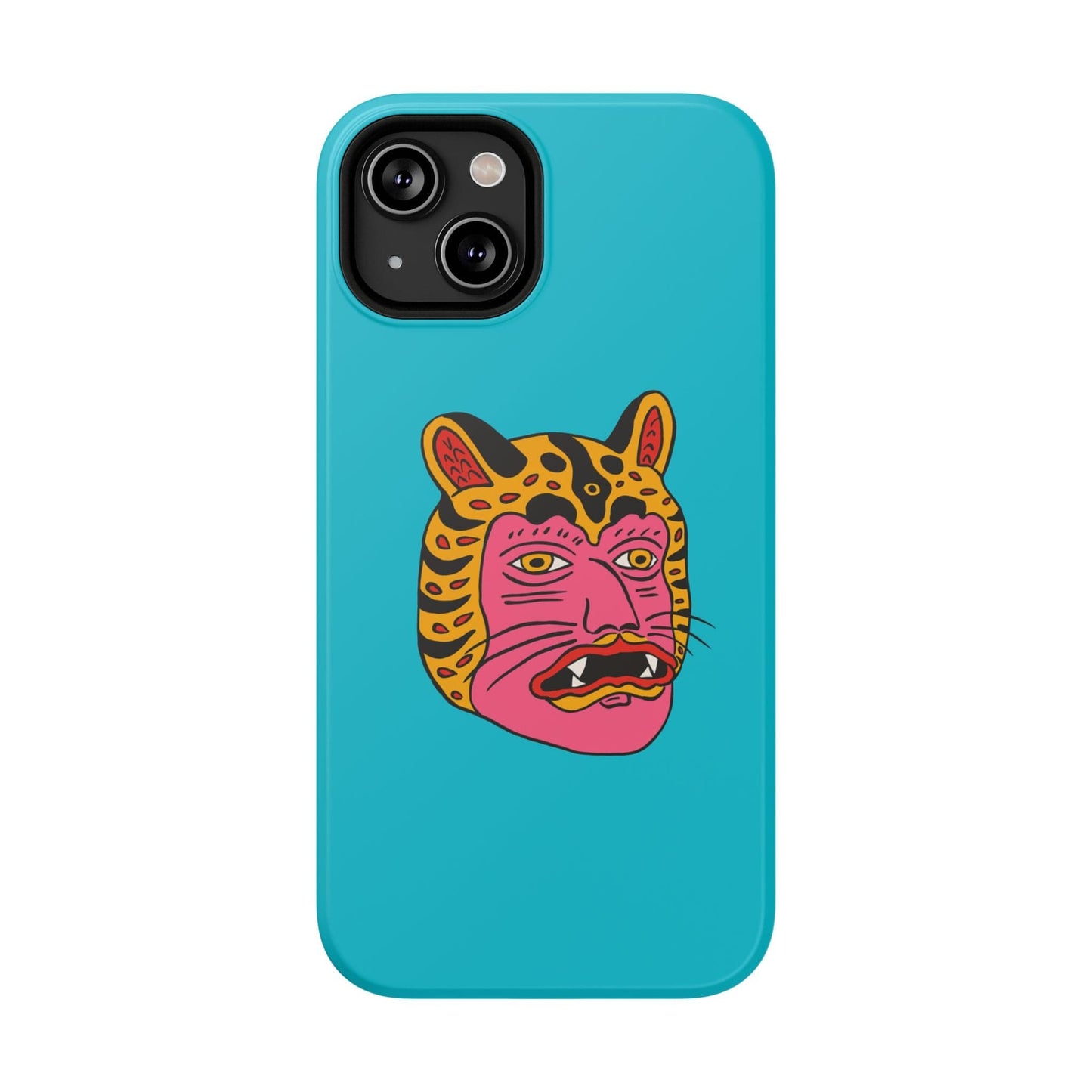 Phone Case iPhone 14 Tiger Man