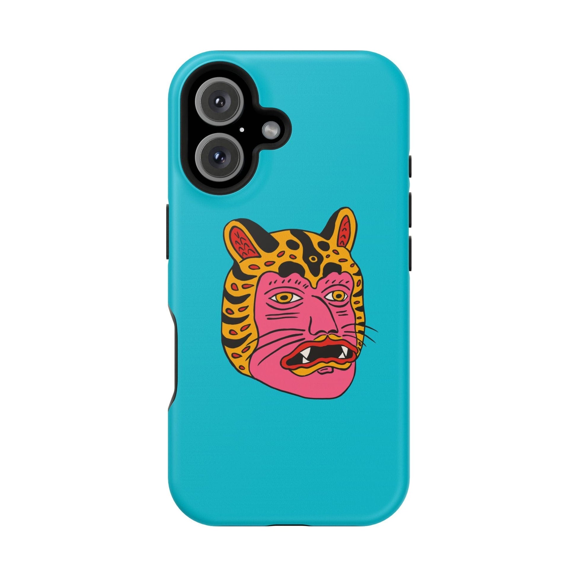 Phone Case iPhone 16 Tiger Man