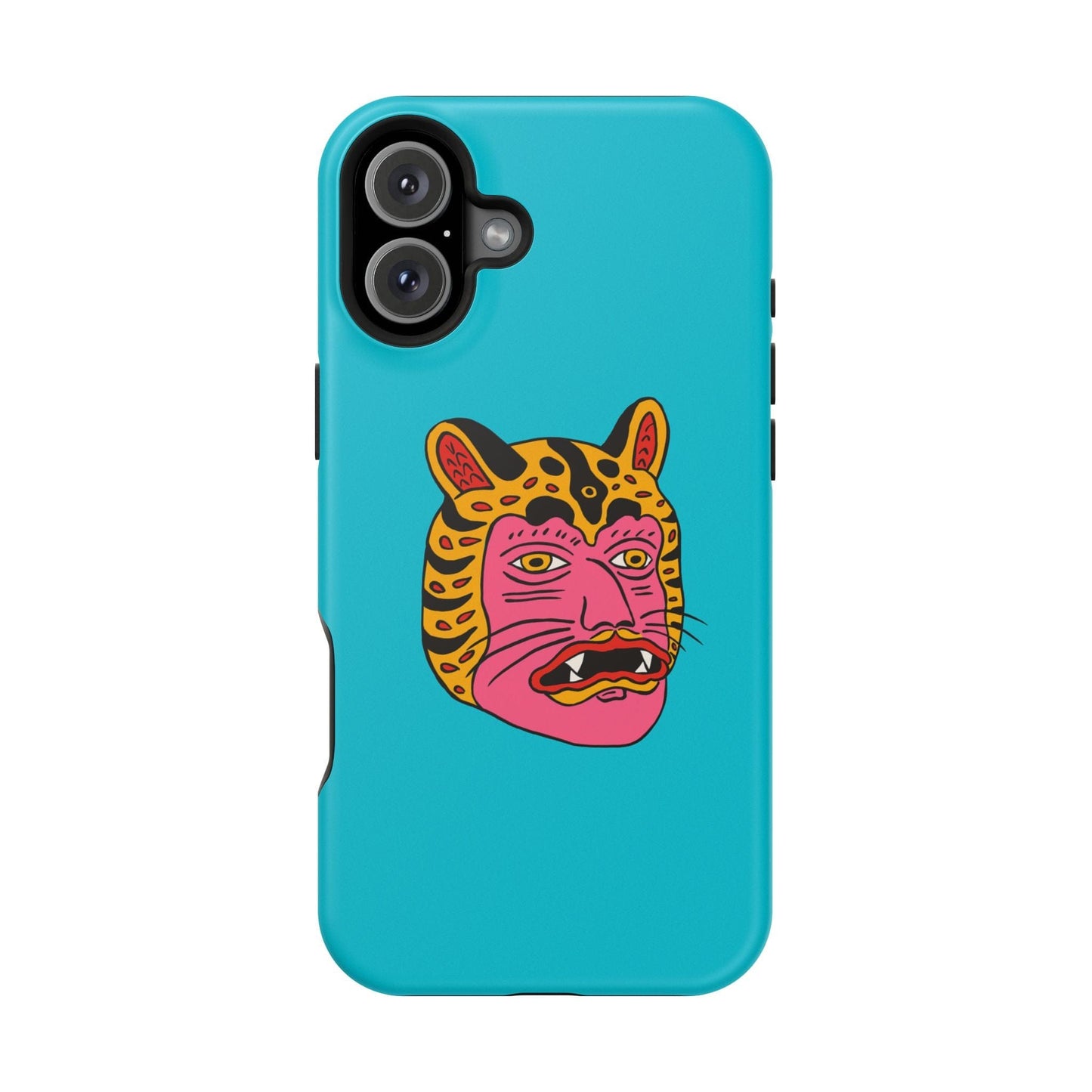 Phone Case iPhone 16 Plus Tiger Man