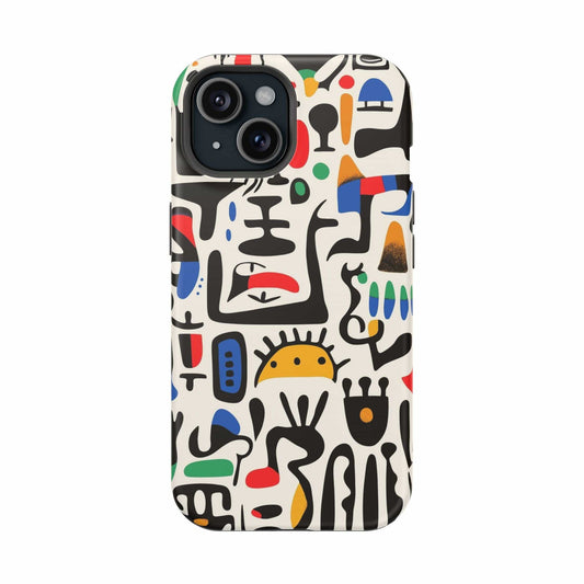 Phone Case iPhone 15 Urban Glyphs